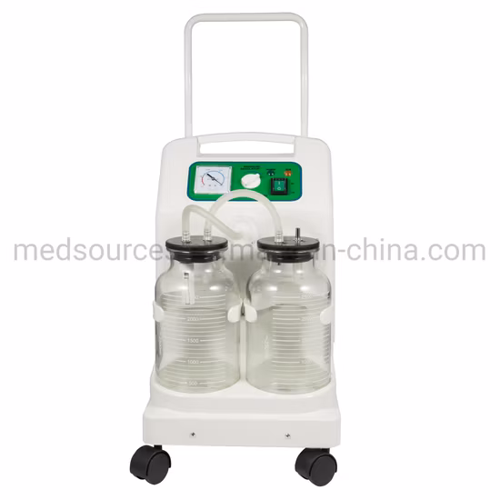 Mobile Portable High Vacuum Flow Phlegm Surgical Suction Pump Unit